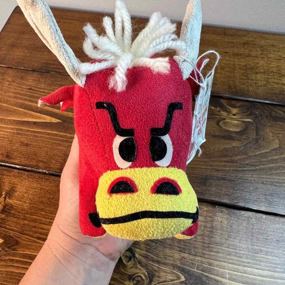 Dakin Dream Pets Tabasco Red And Yellow Bull NWT plush stuffed animal - Picture 6 of 12
